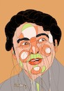 Cartoon: The artist Okasha (small) by omar seddek mostafa tagged the,artist,okasha