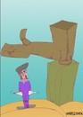 Cartoon: unemployment (small) by omar seddek mostafa tagged unemployment