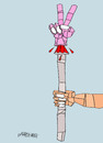 Cartoon: Victory 1 (small) by omar seddek mostafa tagged victory