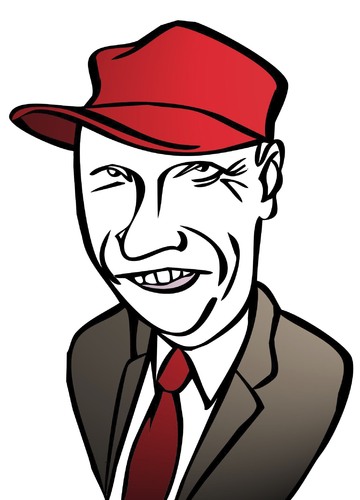 Cartoon: niki lauda (medium) by wolfi tagged wolfgang,lauda,niki,caricature,austria