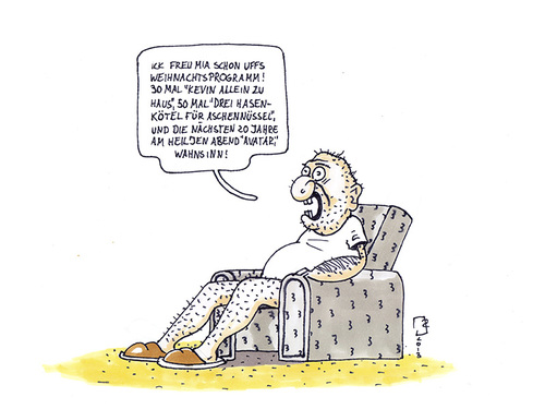 Cartoon: dit bin icke (medium) by cosmo9 tagged weihnachten,tv