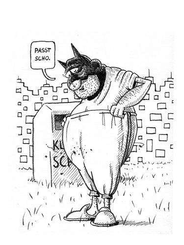 Cartoon: olle Männer 78 (medium) by cosmo9 tagged old,man,olle,männer,batman