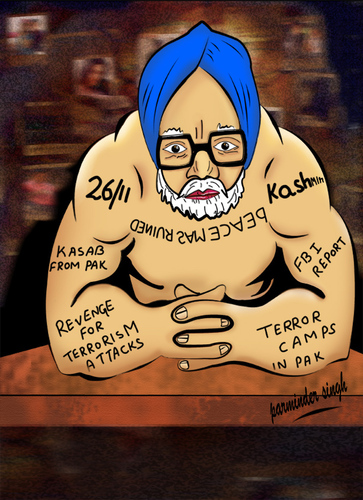Cartoon: caricature (medium) by parmindersingh tagged ghajini