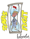 Cartoon: Tempus fugit (small) by jrcheca tagged time,tempus,fugit,carpe,diem