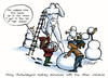 Cartoon: Young Michelangelo (small) by toonerman tagged michelangelo,artist,snowman,snow,winter,child,children,play,cartoon,cold,frozen