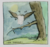 Cartoon: Die Schleiereule (small) by timfuzius tagged eule,tiere,vögel,wald,uhu,vogel