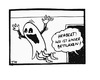 Cartoon: Gespenst (small) by timfuzius tagged geist,gespenst,bettlaken,schlafen