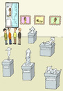 Cartoon: gallery (small) by joruju piroshiki tagged gallery,nude,woman