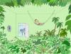 Cartoon: jungle room (small) by joruju piroshiki tagged humor