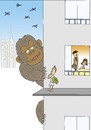 Cartoon: shhh... (small) by joruju piroshiki tagged shhh,husu,up,kingkong