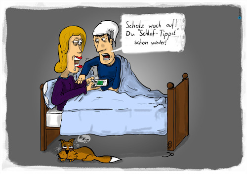 Cartoon: Schlaf-Tippen (medium) by Grikewilli tagged handy,smartphone,schlafen,schlafwandeln,ehe,tippen,social,media,sms,chaten,messenger,wach,müde,nacht,bett,wecken,internetsüchtig