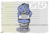 Cartoon: Knast BMI (small) by Grikewilli tagged elefant,knast,bmi,diät,gefängnis,gegenüberstellung,zeuge,essen,ernährung,tiere,justiz,gewicht,nahrung,verurteilt,gitter,käfig,schwedische,gardinen,abnehmen,waage,gang,rüssel,polizei,räuber,wärter