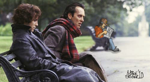 Cartoon: Withnail and I and Me (medium) by Mike Spicer tagged mike,spicer,withnail,cartoon,collage,caricature,parody,satire,and