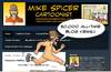 Cartoon: Mike Spicer 50 000 BLOG VIEWS (small) by Mike Spicer tagged mike,spicer,cartoonist,bracebidge,illustration
