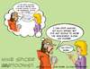 Cartoon: What was I thinking ? (small) by Mike Spicer tagged marriage,cartoons,husband,wife,relationships,family