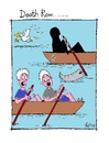 Cartoon: Death Row (small) by Kerina Strevens tagged death,row,boat,water,fear,scream,die,dead
