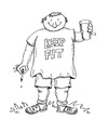Cartoon: Keep Fit (small) by Kerina Strevens tagged exercise,fun,humour,health