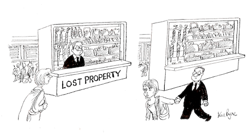 Lost Property By Ken | Media & Culture Cartoon | TOONPOOL
