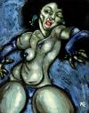 Cartoon: Stripper (small) by Milton tagged stripper,dance,woman,burlesque