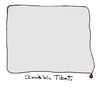 Cartoon: Invisible Tibet (small) by ringer tagged tibet,politics,dalai,lama,oppression,china,buddhists,religion