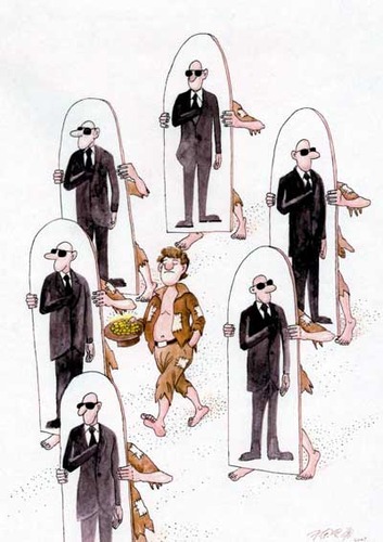 Cartoon: Bodyguard (medium) by an yong chen tagged 201026