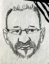 Cartoon: Branko Gerovski (small) by Alexoski tagged caricature