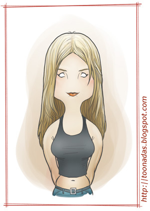 Cartoon: Jennifer Aniston (medium) by Freelah tagged jennifer,aniston