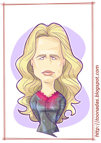 Cartoon: Liv Ullmann (medium) by Freelah tagged liv,ullmann,norwegian,actress,persona,cries,and,whispers,the,serpents,egg,ingmar,bergman