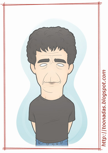 Cartoon: Lou Reed (medium) by Freelah tagged lou,reed,velvet,underground