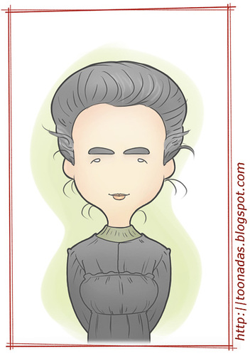 Madame Curie By Freelah | Education & Tech Cartoon | TOONPOOL