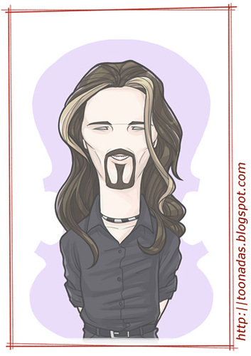 Cartoon: Perttu Kivilaakso (medium) by Freelah tagged apocalyptica,symphonic,metal,perttu,kivilaakso