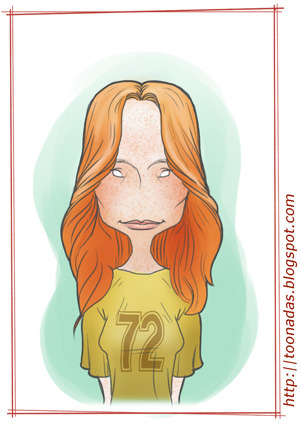 Cartoon: Sissy Spacek (medium) by Freelah tagged sissy,spacek