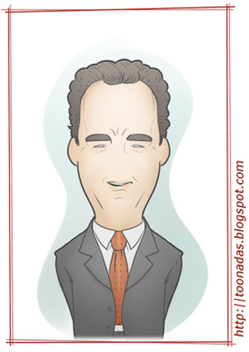 Cartoon: Tom Hanks (medium) by Freelah tagged tom,hanks