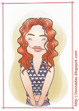 Cartoon: Tori Amos (medium) by Freelah tagged tori,amos