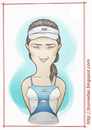 Cartoon: Ana Ivanovic (small) by Freelah tagged ana ivanovic