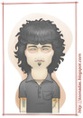 Cartoon: Cedric Bixler Zavala (small) by Freelah tagged cedric,mars,volta,at,drive,in