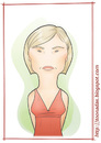 Cartoon: Clea DuVall (small) by Freelah tagged clea,duvall