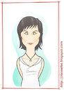 Cartoon: Enya (small) by Freelah tagged enya