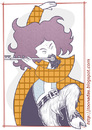 Cartoon: Ian Anderson (small) by Freelah tagged ian anderson jethro tull