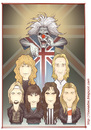 Cartoon: Iron Maiden - color (small) by Freelah tagged iron maiden