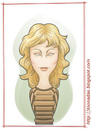 Cartoon: Jocelyn Wildenstein (small) by Freelah tagged jocelyn wildenstein