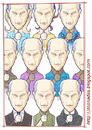 Cartoon: John Malkovich (small) by Freelah tagged being john malkovich