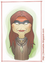 Cartoon: Marlui Miranda (small) by Freelah tagged marlui,miranda,anima