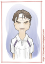 Cartoon: Roger Federer (small) by Freelah tagged roger federer