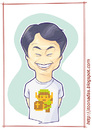 Cartoon: Shigeru Miyamoto (small) by Freelah tagged nintendo,mario,bros,donkey,kong,the,legend,of,zelda,star,fox,zero