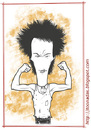 Cartoon: Sid Vicious (small) by Freelah tagged sid vicious sex pistols