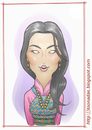 Cartoon: Tsokye Tsomo Karchung (small) by Freelah tagged tsokye tsomo karchung miss bhutan