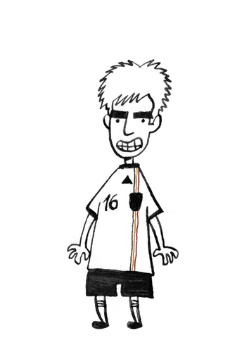 Cartoon: 16 Lahm (medium) by fubu tagged phillip,lahm,germany,deutschland,wm,worldcup,world,cup,2010,weltmeisterschaft,fussball,soccer,karikatur,karikaturen,sport,deutschland,fussball,fußball,phillip lahm,phillip,lahm