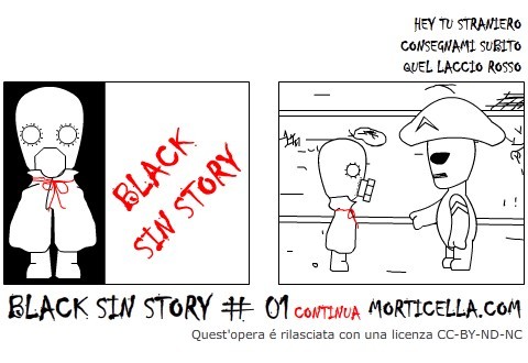 Cartoon: Black Sin Story 1 (medium) by morticella tagged bss,striscia,fumetti,cartoon,anime,manga,comics,free,gratis