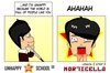 Cartoon: US lesson 0 Strip 11 (small) by morticella tagged morticella,school,unhappy,uslesson0